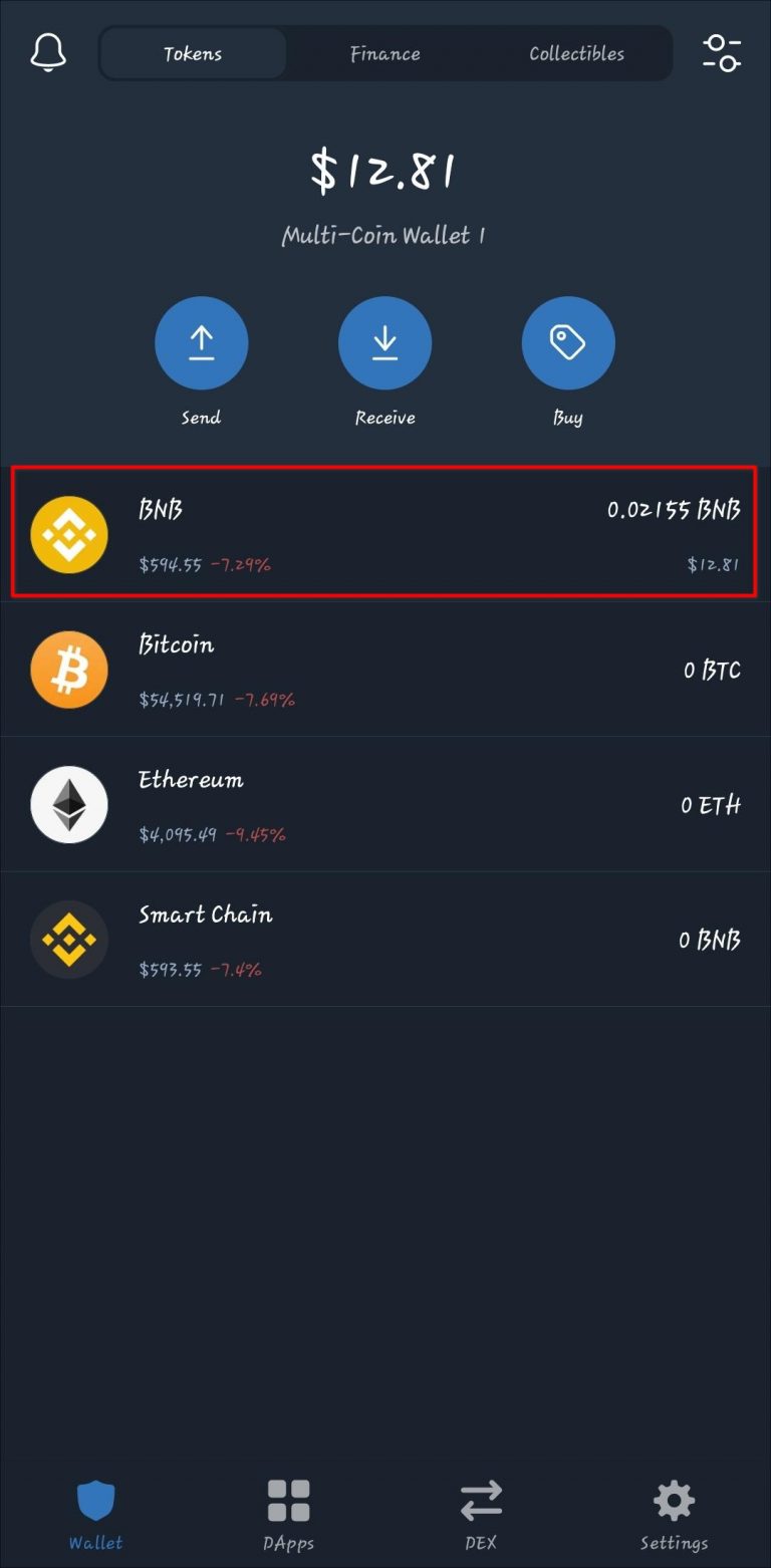 bnb crypto.com to trust wallet