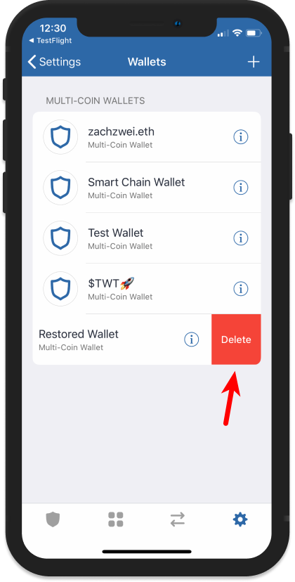 remove trust line ripple wallet