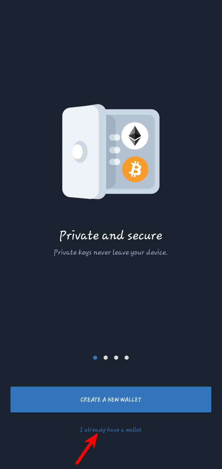 trust wallet ethereum key