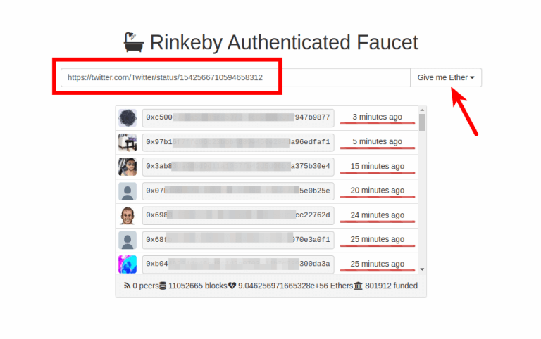 metamask how to send coins from rinkeby test networ to my main network