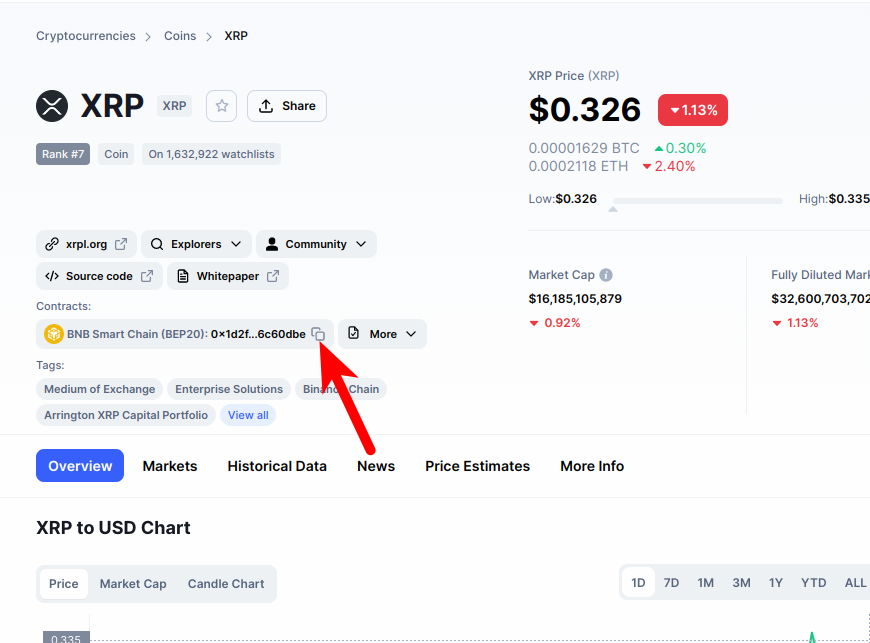 withdraw address error sending xrp to metamask