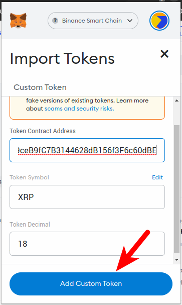 ripple to metamask