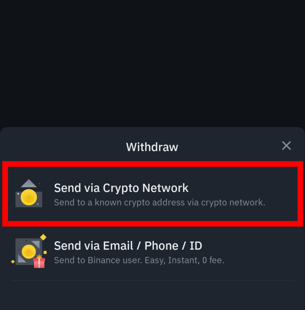 transfer bnb from crypto.com to metamask wallet