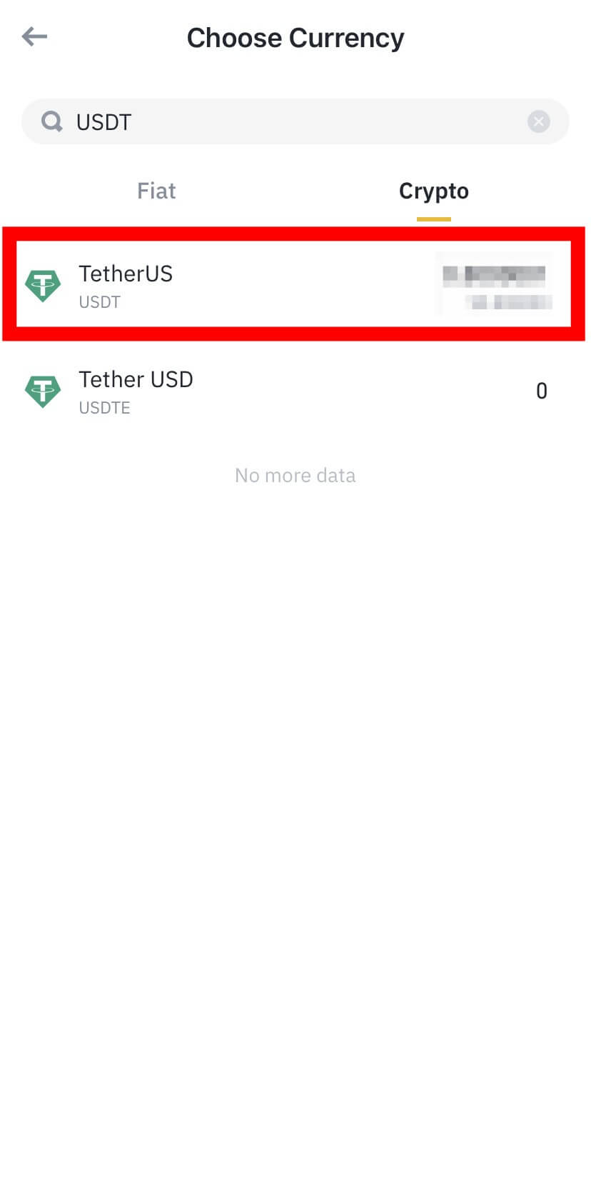 can you send usdt from trust wallet to binance