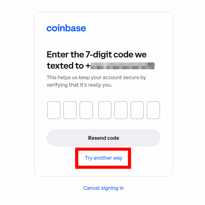 how to change coinbase phone number