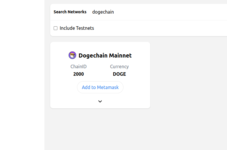 add dogechain chainlist